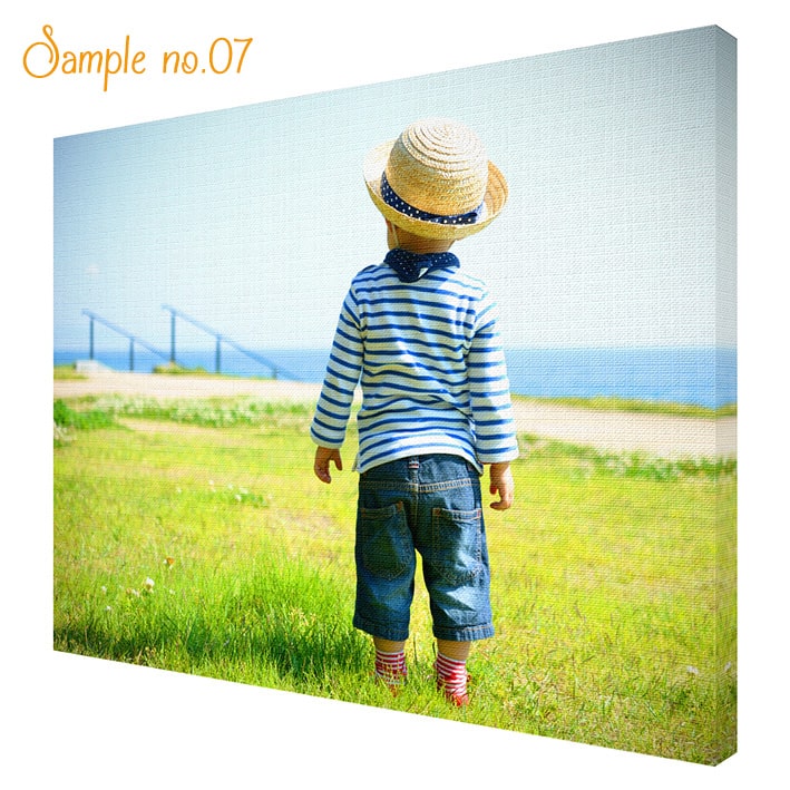 子供がテーマの写真ファブリックボード